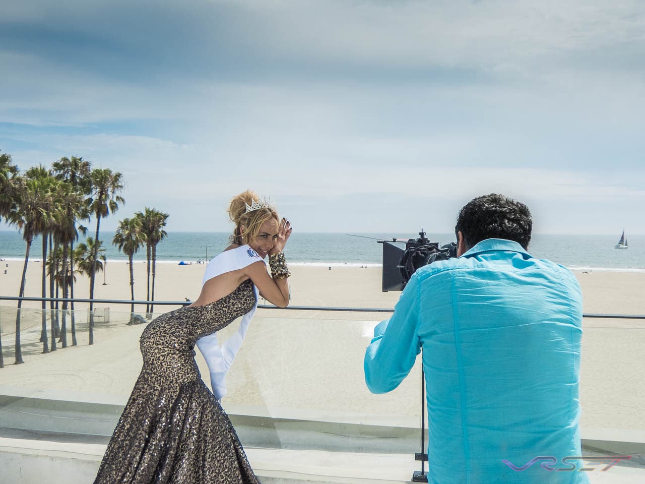 Camille Wood Behind Scene Venice Beach Orange County LA Fashion Photographer