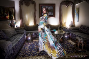 Heavenly Caftan Morocco Fashion Designer Advertising Campaign, Model Daniela Trica by Top Fashion Photographer Los Angeles & Orange County Video Production David Victory