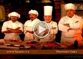 Spazio.Restaurant  Italian restaurant Ad in LA featuring delicious cinematography