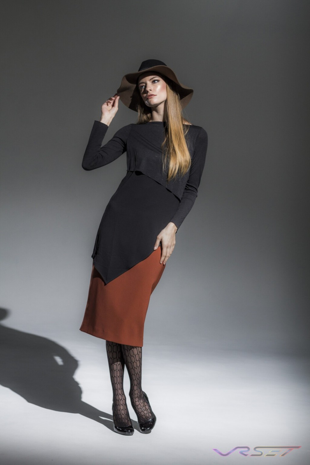 Model Jessica Minter Black Brown Dress Catalog Fashion Photographer Los Angeles Orange County Video Production David Victory