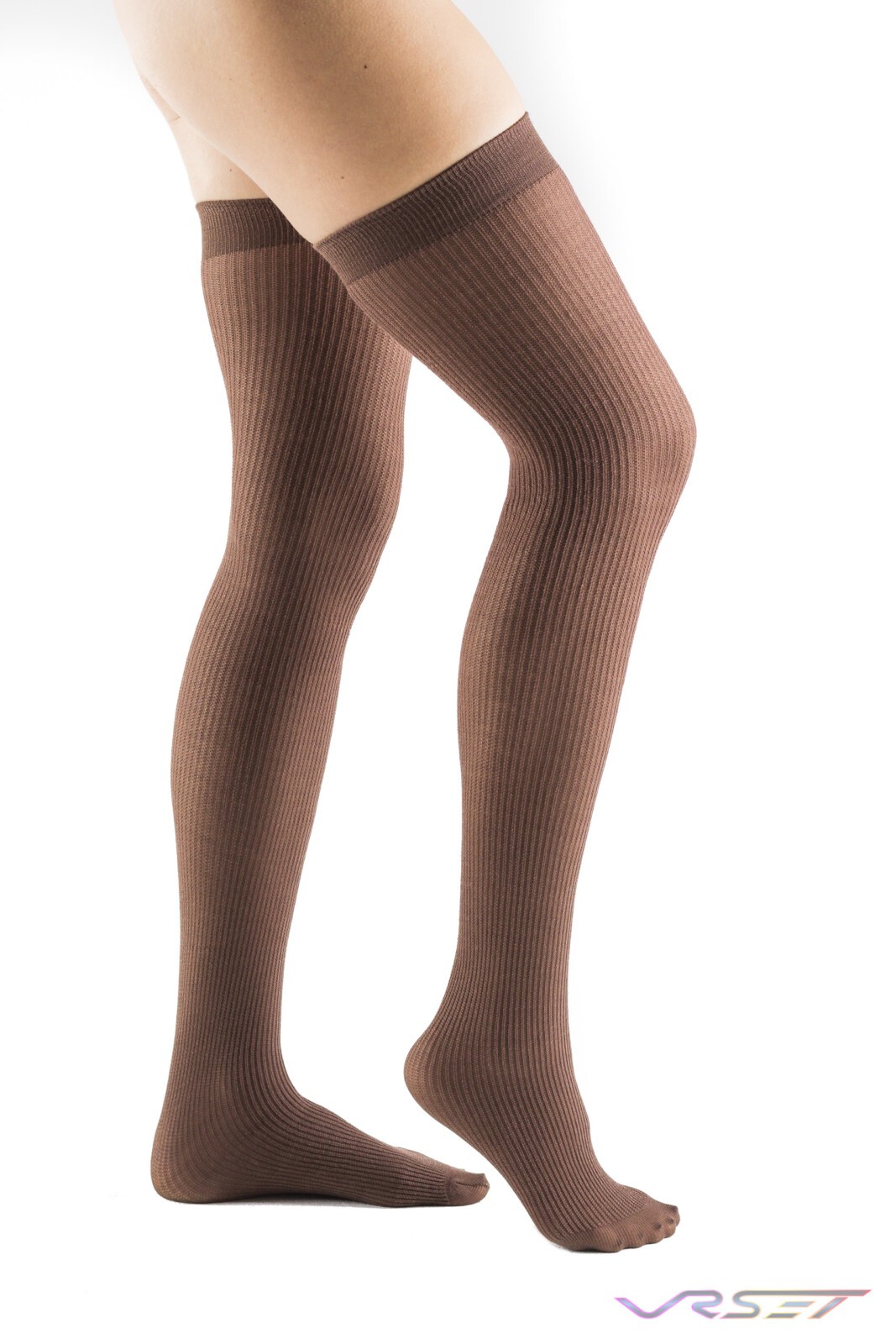 eCommerce Studio Womens Over Knee Socks Brown Top Fashion Photographer Los Angeles Orange County Video Production David Victory