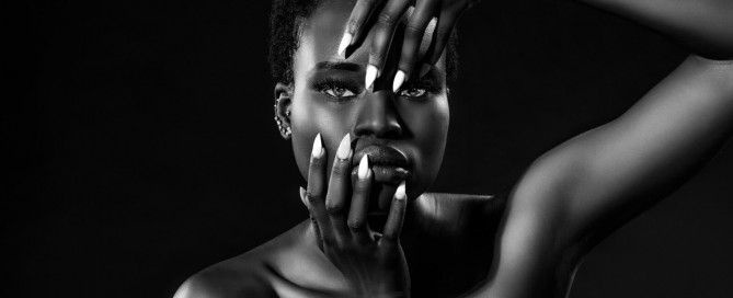 Model Wokie Zaria Kiamue Laque Nail Bar Studio Advertising Photography Los Angeles