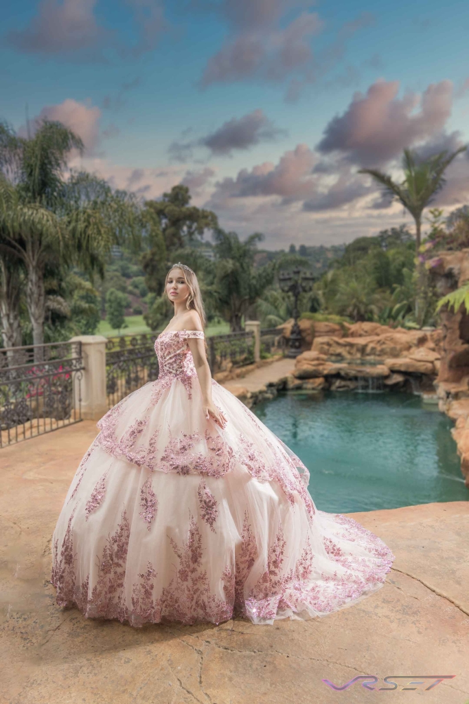 Quinceanera Gown On Model Lifestyle Brand Photo By David Victory Clothing Photography Los Angeles