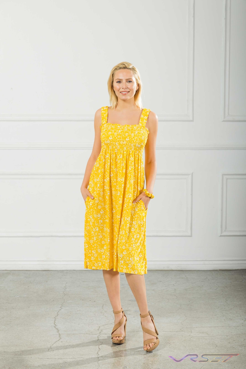 Clothing Photography Studio Yellow Summer Dress David Victory Fashion Photographer Los Angeles