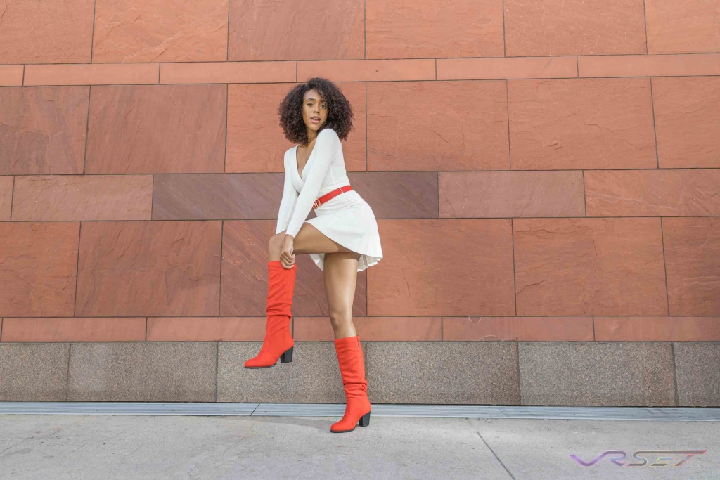 Lifestyle Shoe Brand Photography Orange Suede Boots David Victory Fashion Photographer Los Angeles