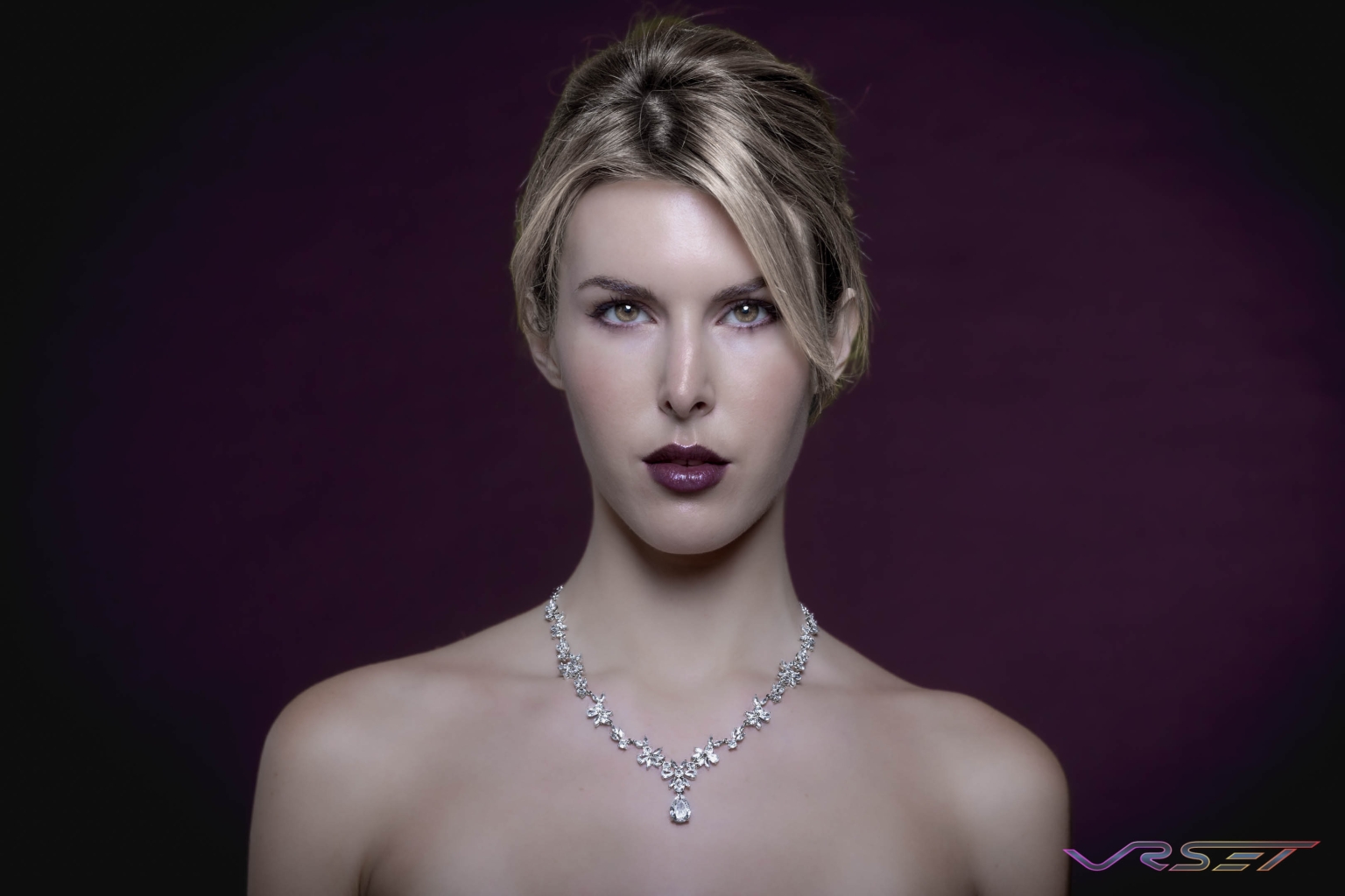 Marquise And Teardrop Crystal Necklace Jewelry On Model David Victory Fashion Photographer La Marquise And Teardrop Crystal Necklace Jewelry On Model David Victory Fashion Photographer La