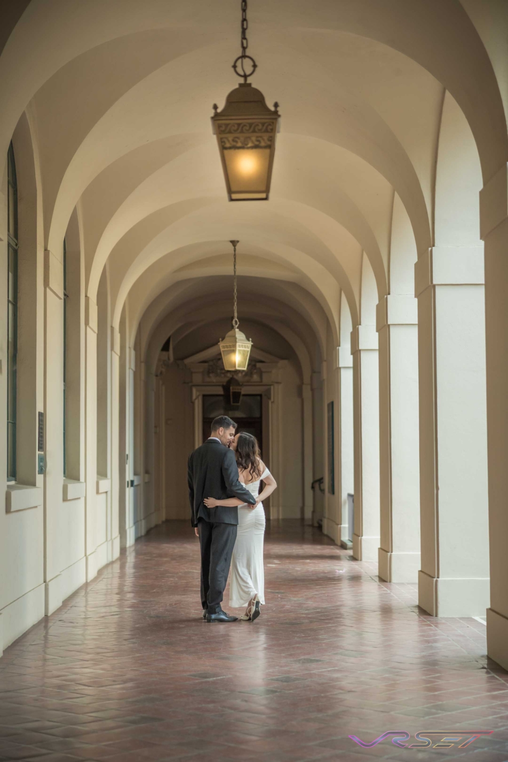 Engagement Couple Lifestyle Announcement Portrait Bridal Spanish Colonial Location Photography David Victory Fashion Photographer Los Angeles