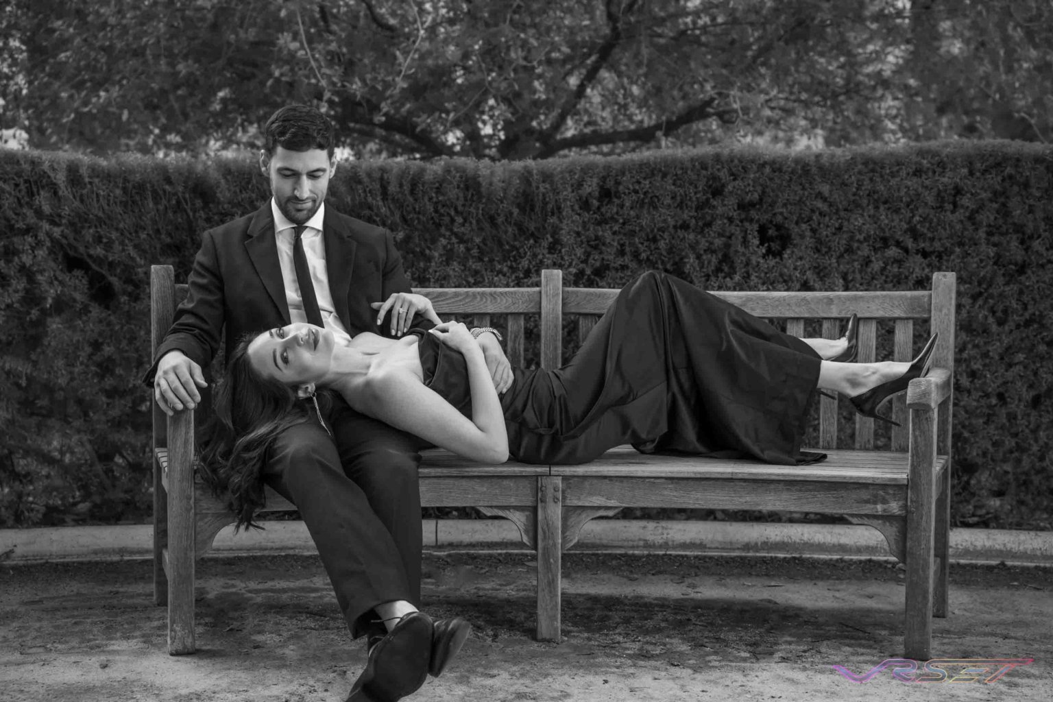 Engagement Couple Lifestyle Announcement Portrait Bridal Spanish Colonial Location Photography David Victory Fashion Photographer Los Angeles