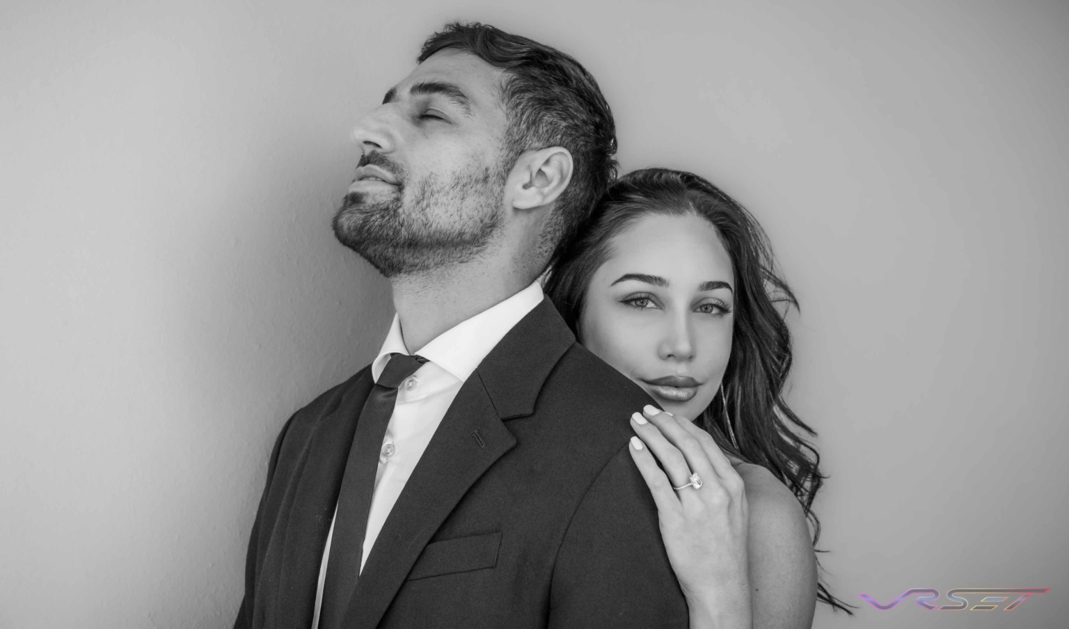 Engagement Couple Lifestyle Announcement Portrait Bridal Spanish Colonial Location Photography David Victory Fashion Photographer Los Angeles