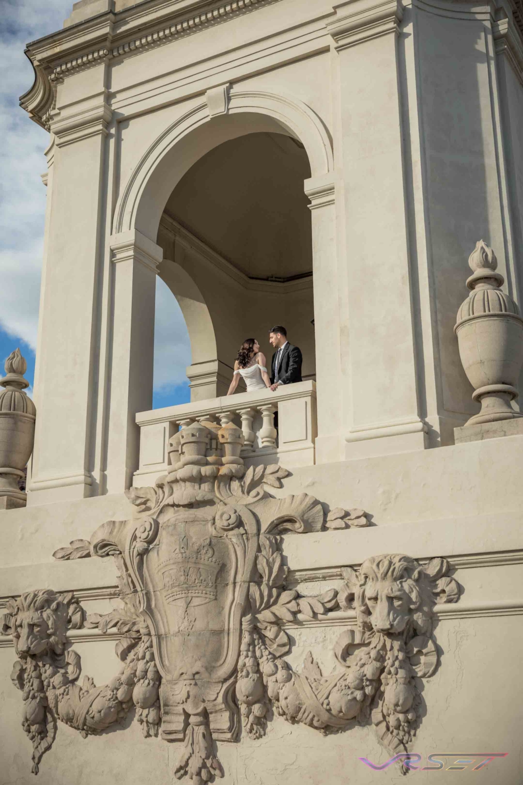 Engagement Couple Lifestyle Announcement Portrait Bridal Spanish Colonial Location Photography David Victory Fashion Photographer Los Angeles