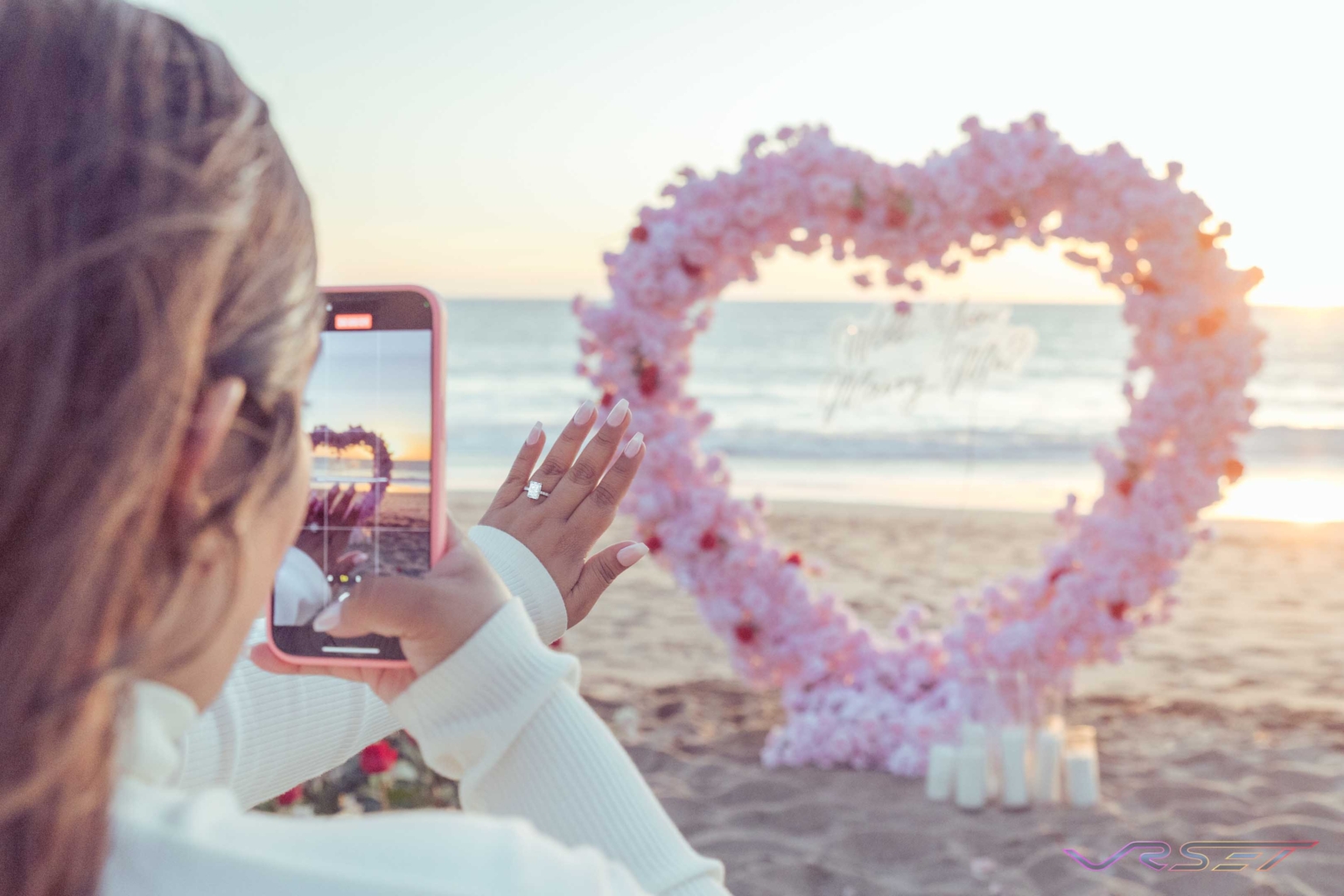 Proposal Engagement Couple Lifestyle Announcement Portrait Bridal Malibu Beach Location Photography David Victory Fashion Photographer Los Angeles