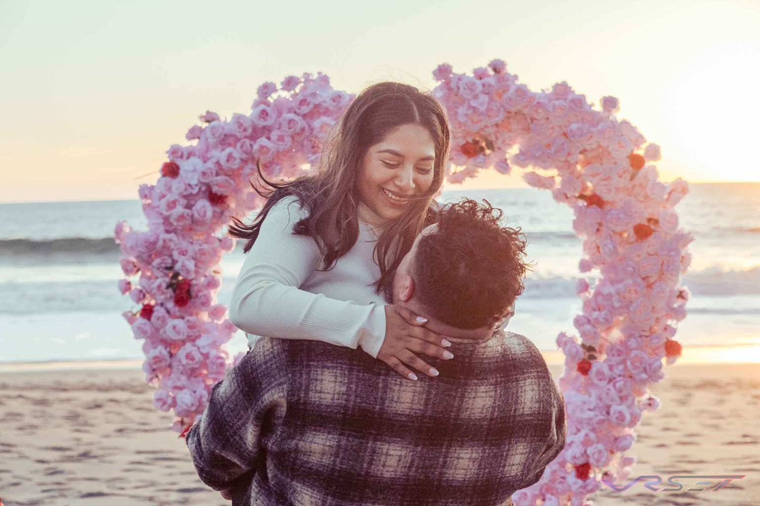 Proposal Engagement Couple Lifestyle Announcement Portrait Bridal Malibu Beach Location Photography David Victory Fashion Photographer Los Angeles