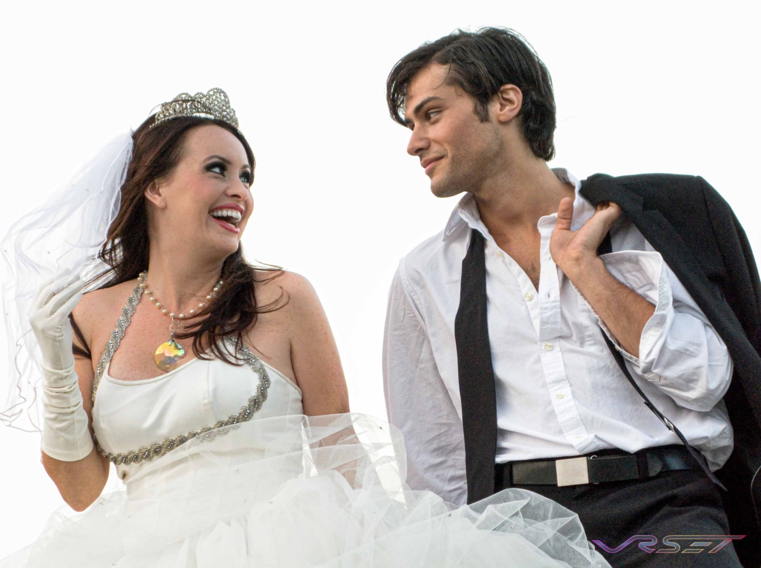 Wedding Couple Lifestyle Announcement Portrait Bridal Red Convertible Location Photography David Victory Fashion Photographer Los Angeles